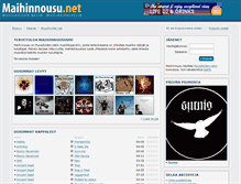 Tablet Screenshot of maihinnousu.net